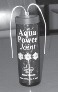 Der von Johann Doppelhofer benutzte Aqua-Power Wasserenergetisator.